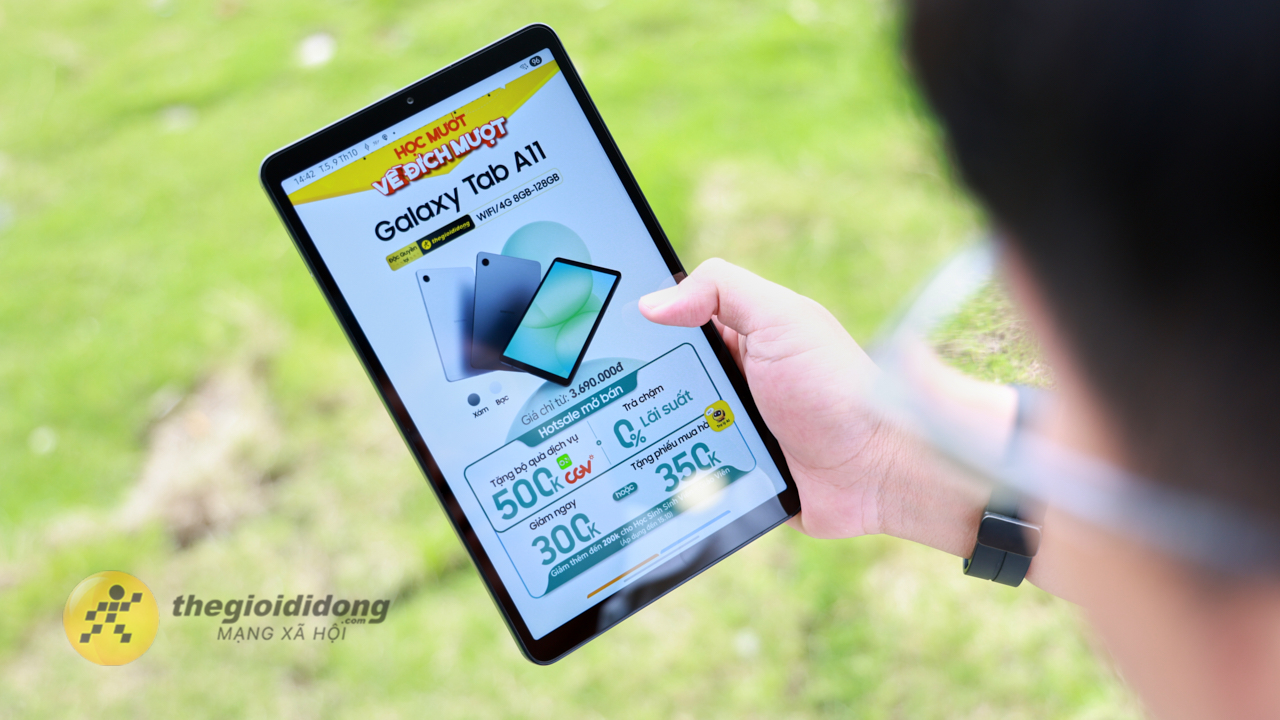 Trên Tay Samsung Galaxy Tab A11 4G Trên Tay Samsung Galaxy Tab A11 4G