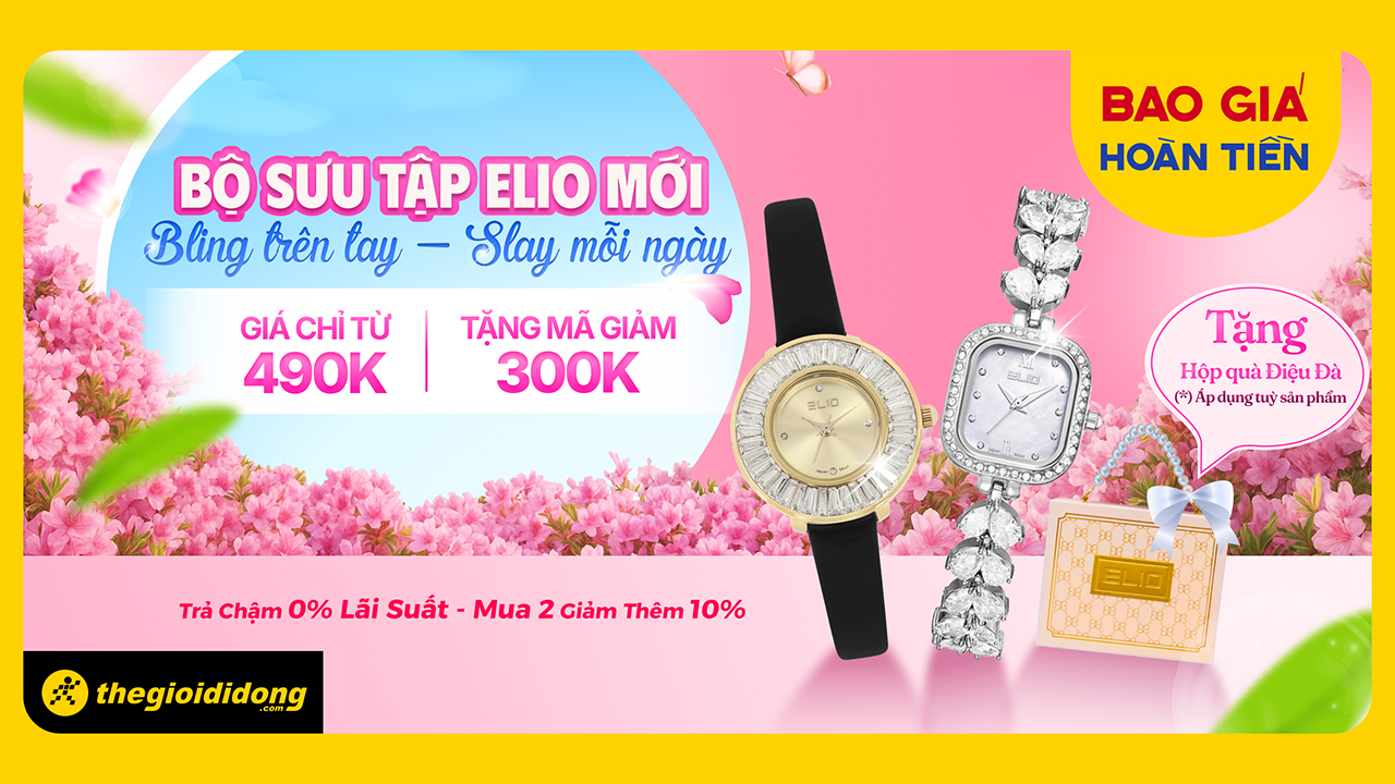 Mua Ngay Đồng Hồ Elio Mới Ra Mắt Mua Ngay Đồng Hồ Elio Mới Ra Mắt