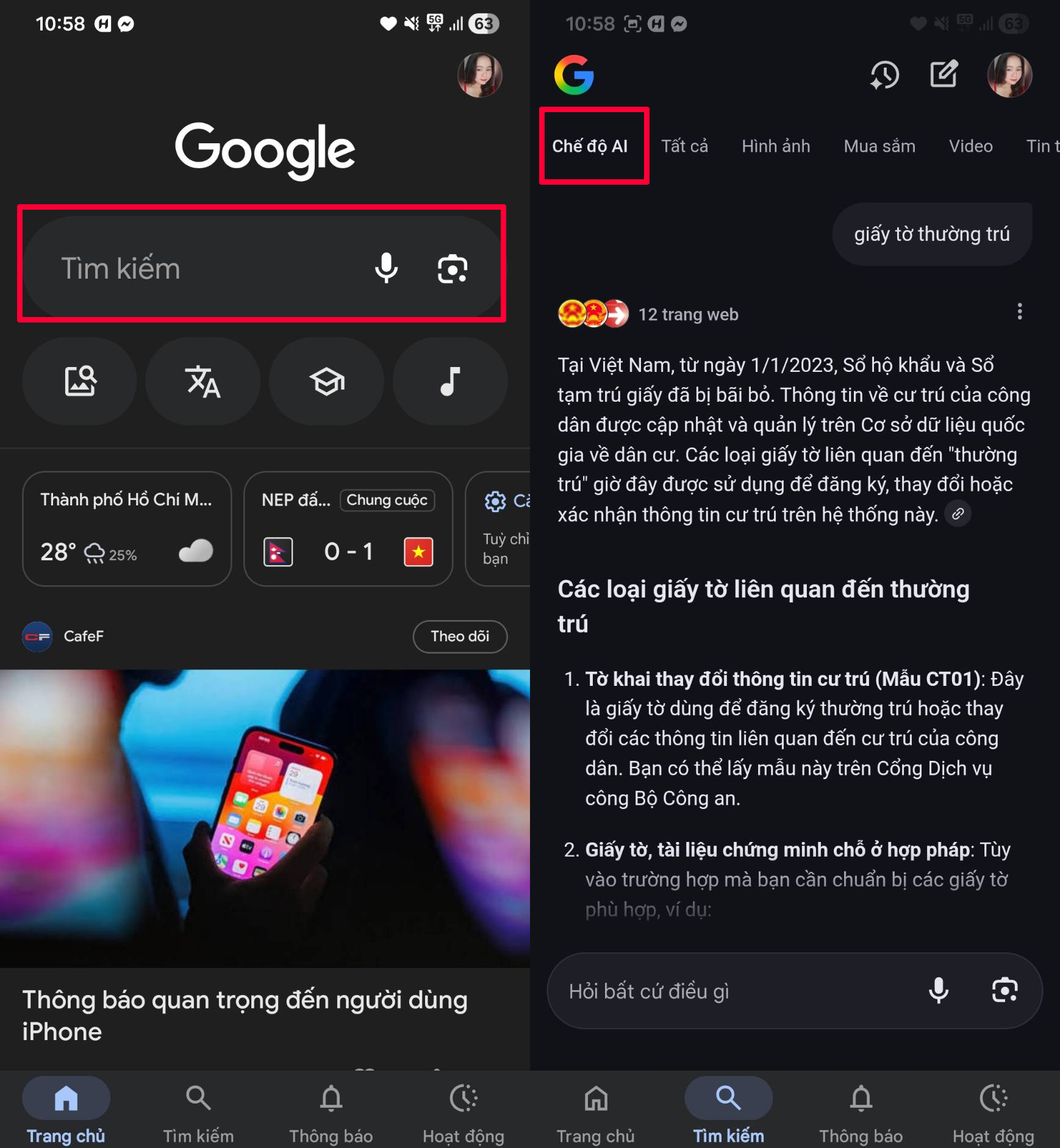 Cách sử dụng chế độ AI của Google Cách sử dụng chế độ AI của Google