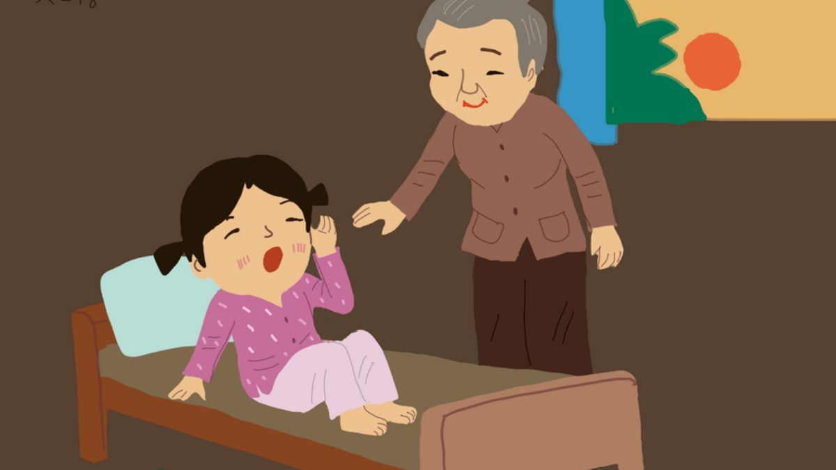 Mẫu tranh 8/3 tặng bà