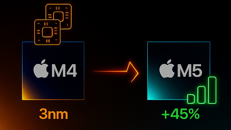 Apple ghi nhận hiệu suất đồ họa tăng tới 45% so với M4 Apple ghi nhận hiệu suất đồ họa tăng tới 45% so với M4