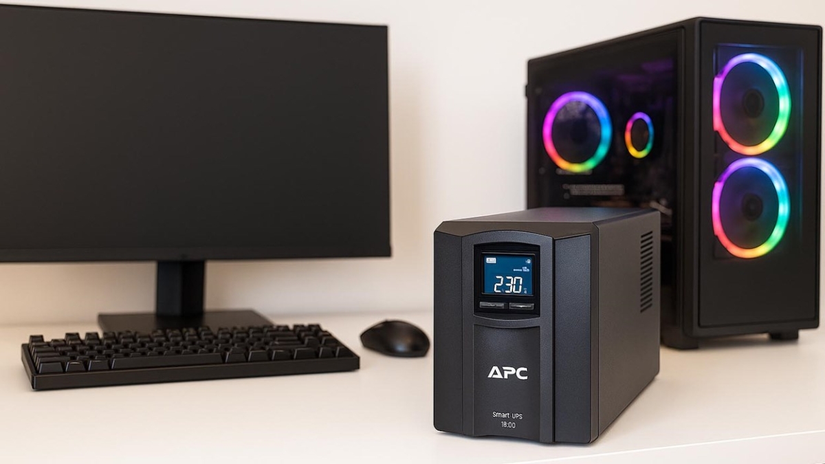 Bộ lưu điện l&agrave; thiết bị điện tử d&ugrave;ng để lưu trữ điện năng dự ph&ograve;ng