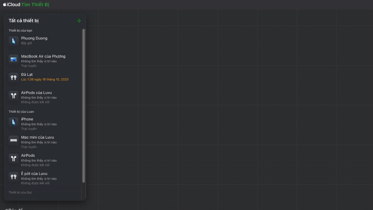 Chọn chiếc iPhone đang bị khóa Chọn chiếc iPhone đang bị khóa