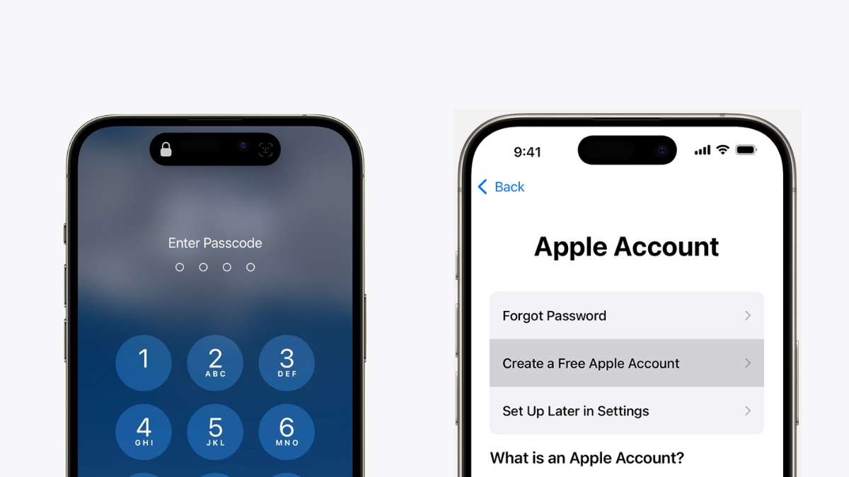 Passcode và Mật khẩu Apple ID Passcode và Mật khẩu Apple ID