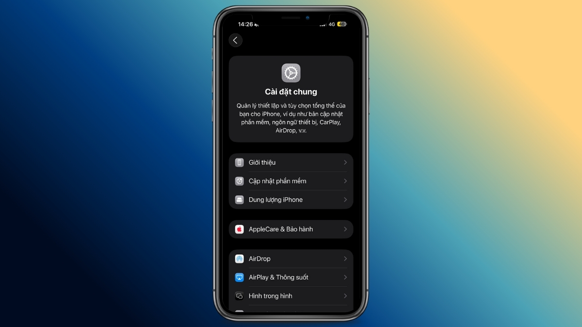 General (C&agrave;i đặt chung)