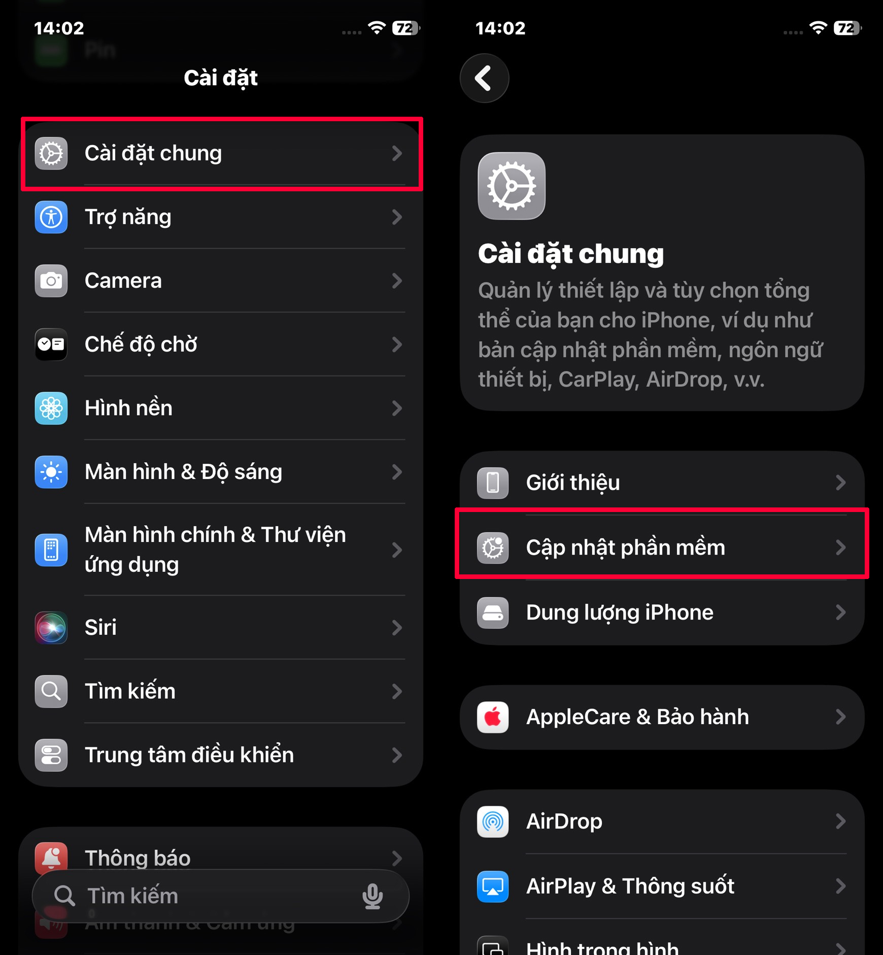 Cách chỉnh độ trong suốt Liquid Glass trên iOS 26