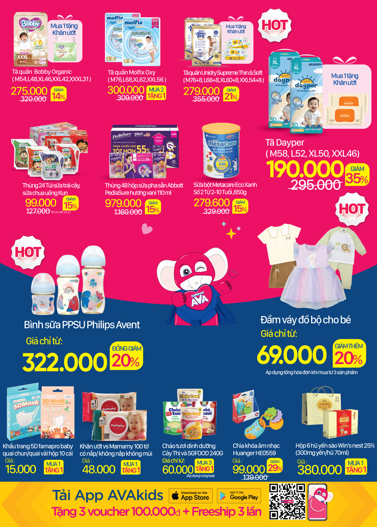Deal HOT khai trương AVAKids mới