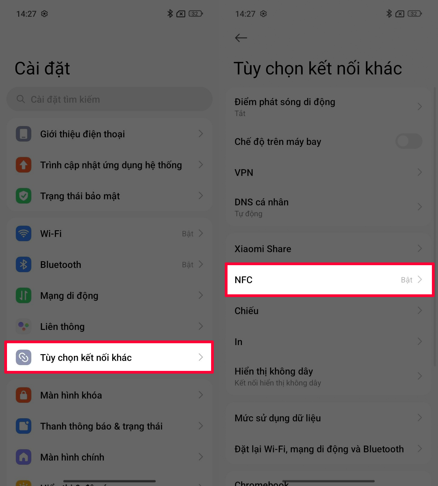 Cách bật NFC trên Redmi 15C Cách bật NFC trên Redmi 15C
