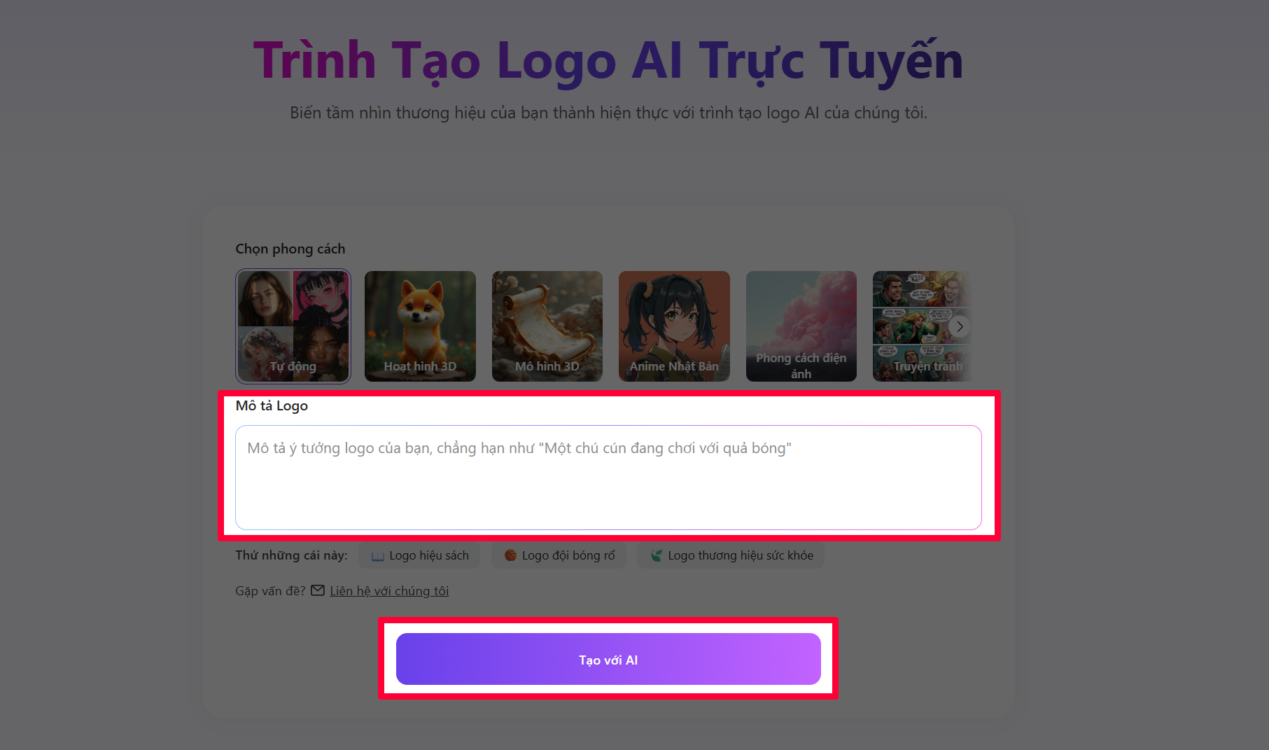 Cách tạo logo bằng AI miễn phí