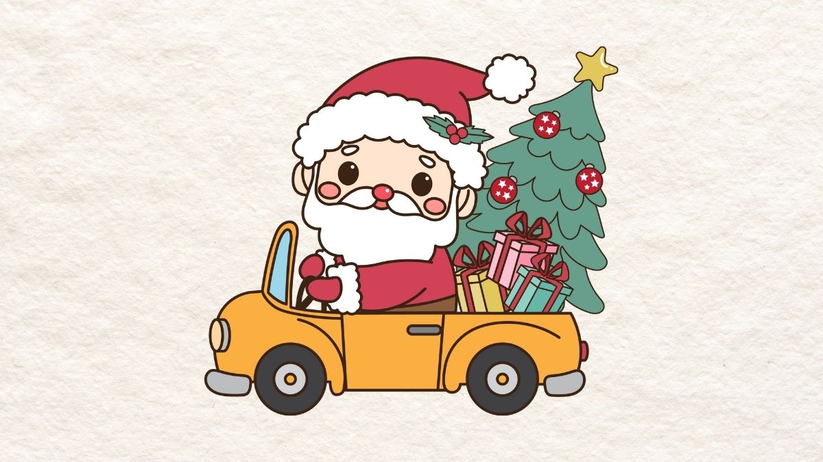 Ý tưởng tranh vẽ ông già Noel đẹp nhất