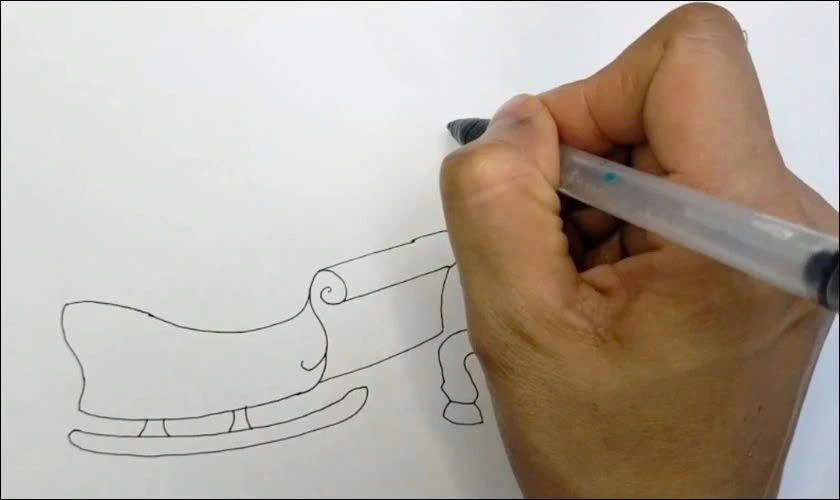 Bước 1: Vẽ tuần lộc