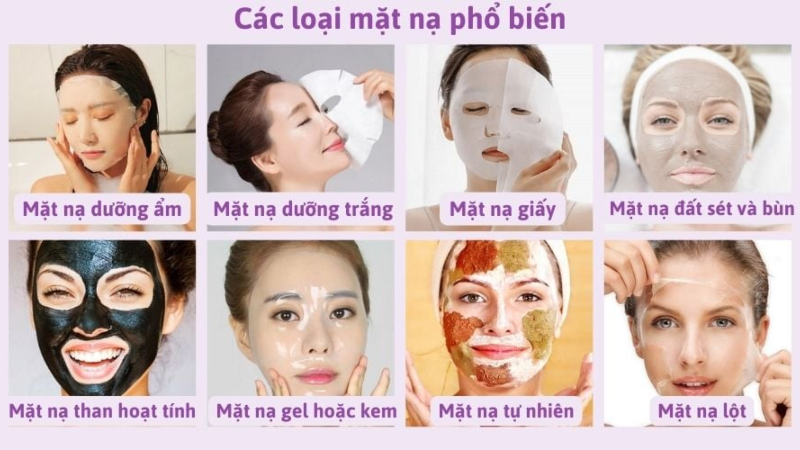 Thời gian đắp mặt nạ lý tưởng cho từng loại phổ biến