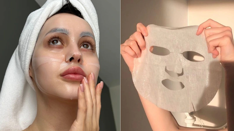 Khi mặt nạ giấy bắt đầu khô đi, nó sẽ hút ngược độ ẩm và dưỡng chất từ da trở lại miếng mặt nạ