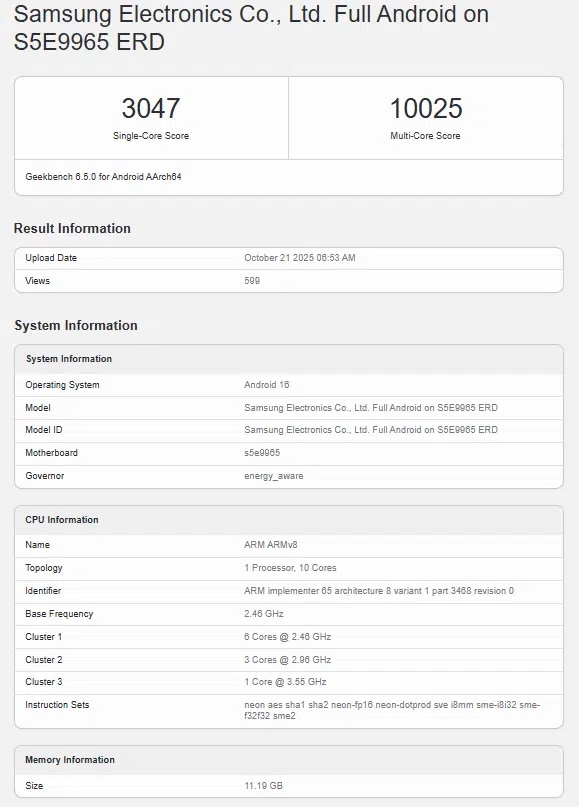 Exynos 2600 Exynos 2600