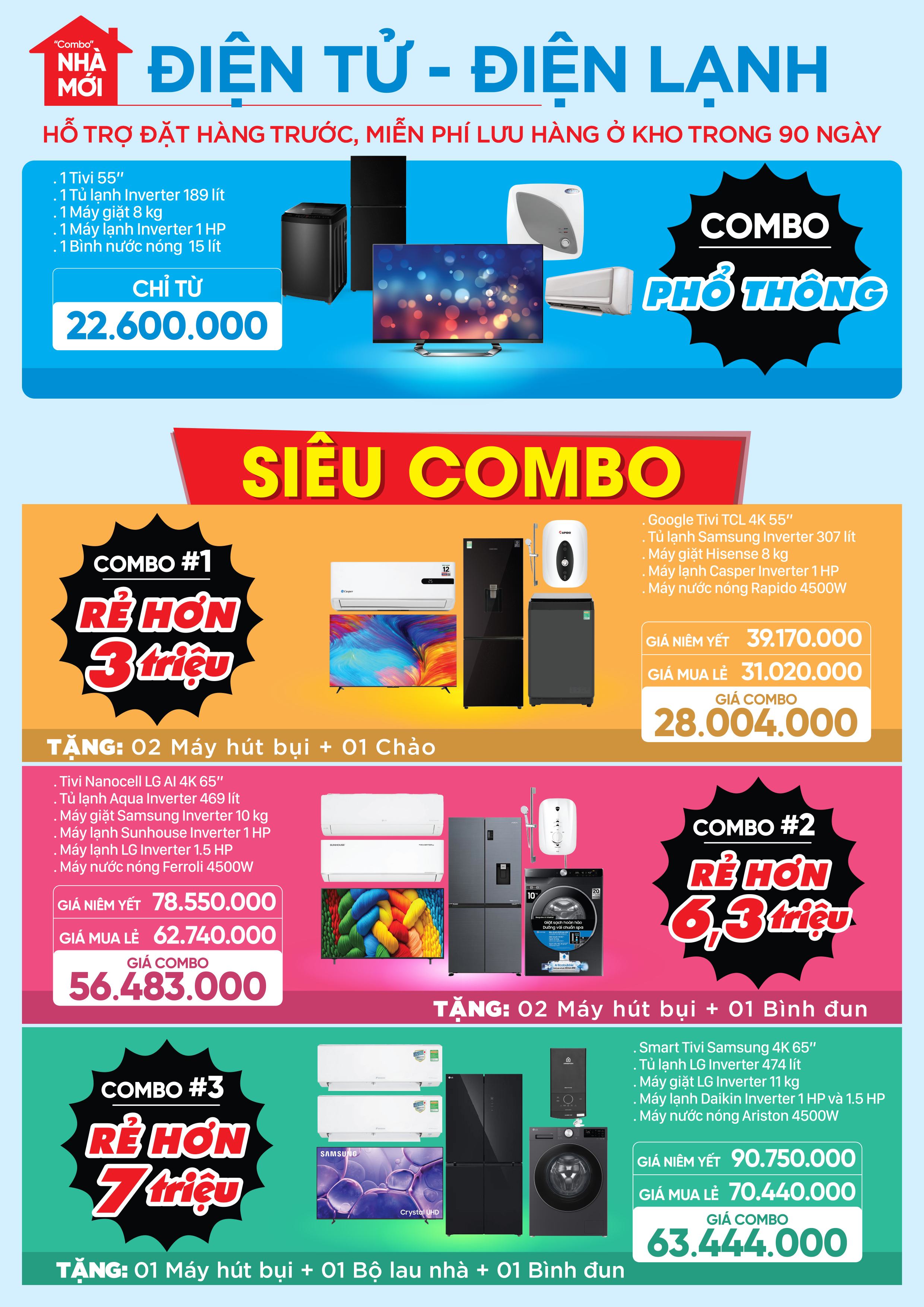 C&Oacute; NH&Agrave; MỚI MUA COMBO RẺ HƠN 10% SO VỚI MUA LẺ