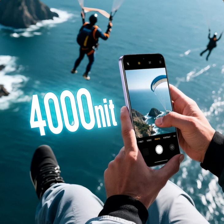 Màn hình của realme C85 Pro đạt độ sáng lên đến 4000 nits, cho khả năng hiển thị ấn tượng