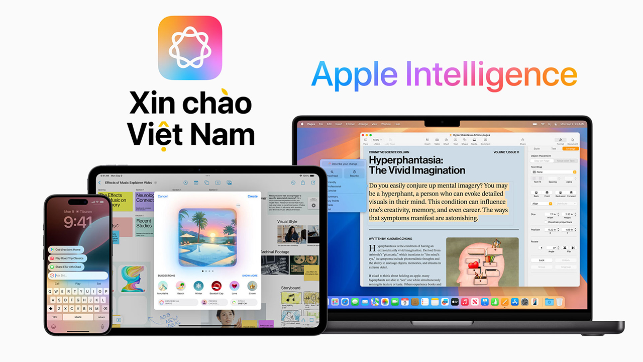 Cách bật Apple Intelligence tiếng Việt Cách bật Apple Intelligence tiếng Việt