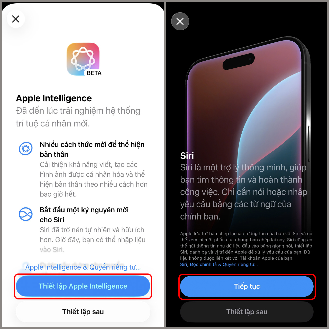Cách bật Apple Intelligence tiếng Việt Cách bật Apple Intelligence tiếng Việt