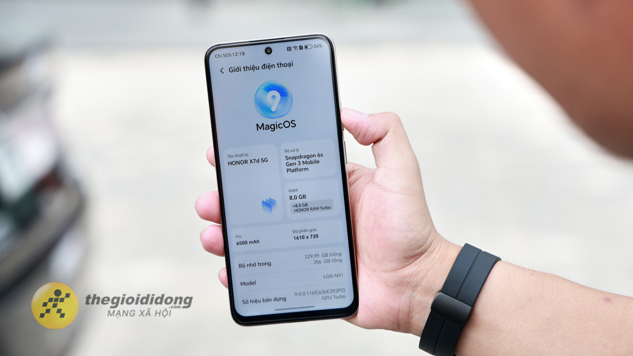 Trên tay HONOR X7d 5G: Chip 