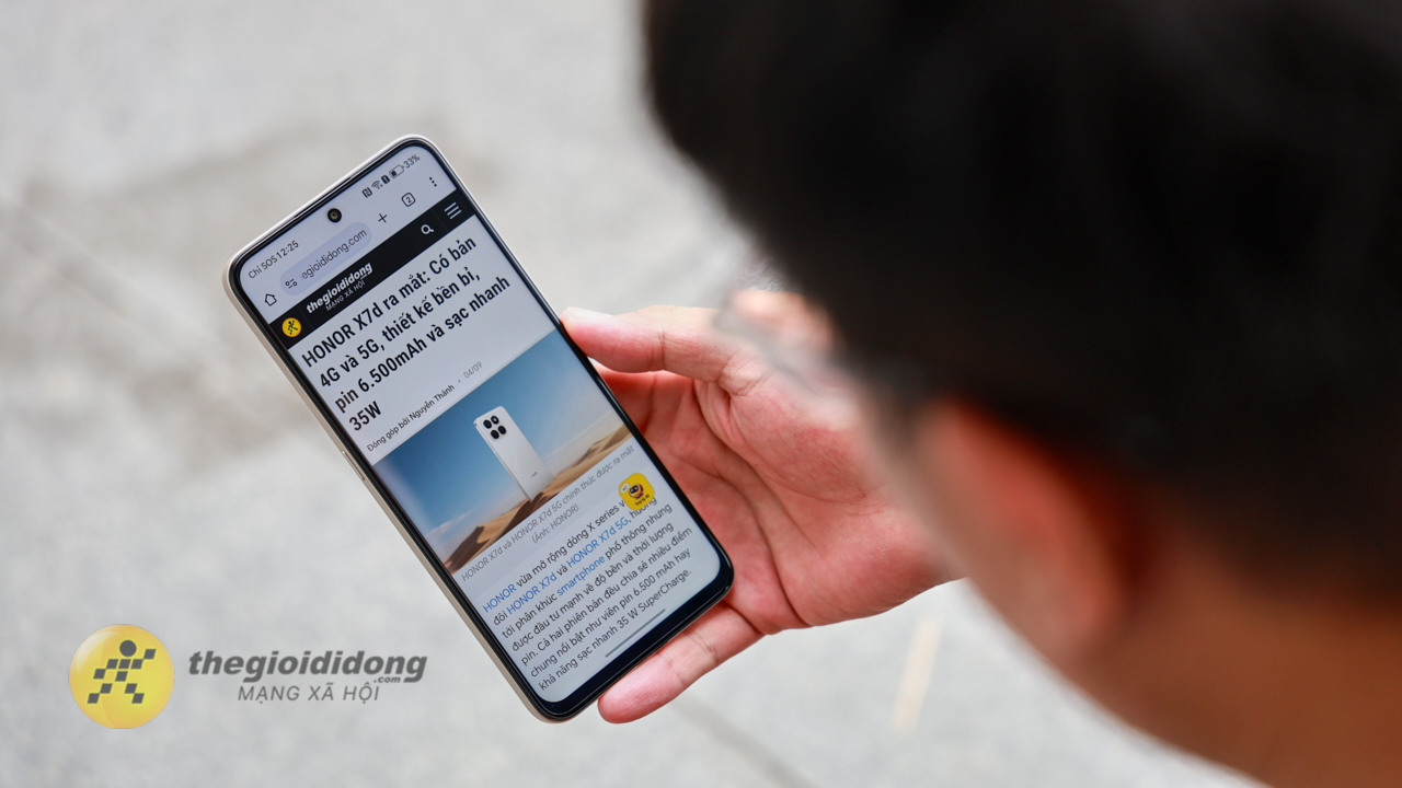Trên tay HONOR X7d 5G: Chip 