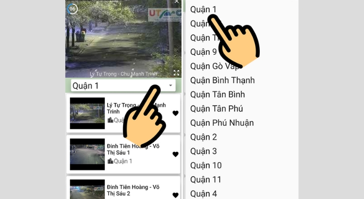 Cách xem trực tiếp camera giao thông bằng Camera Giao Thông Sài Gòn