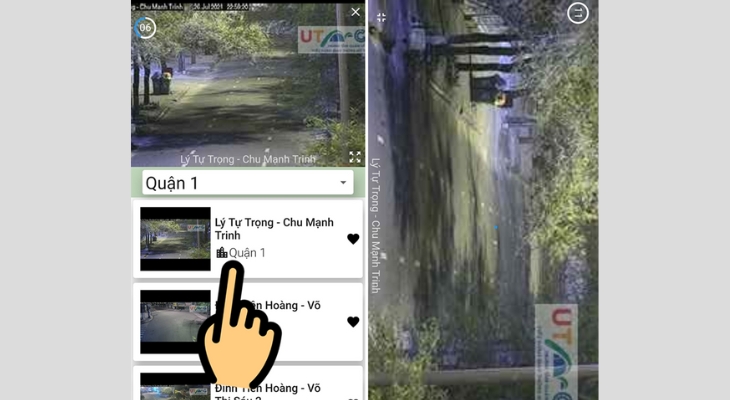 Cách xem trực tiếp camera giao thông bằng Camera Giao Thông Sài Gòn