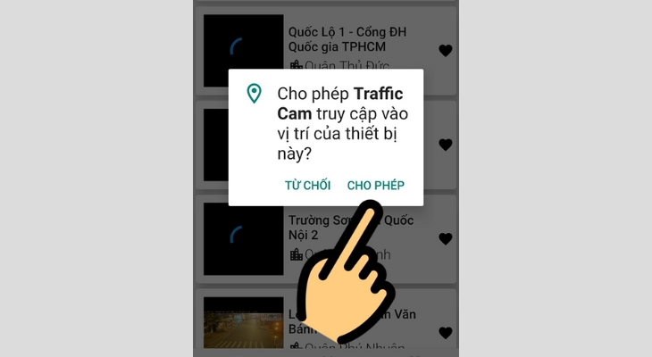 Cách xem trực tiếp camera giao thông bằng Camera Giao Thông Sài Gòn