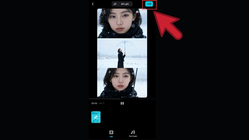 Xuất video hoặc ảnh v&agrave; chia sẻ l&ecirc;n TikTok