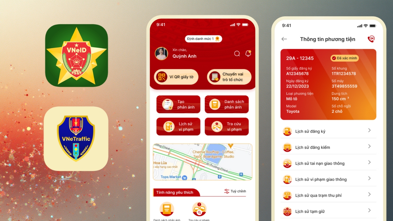 Cách liên kết tài khoản VNeTraffic với VNeID Cách liên kết tài khoản VNeTraffic với VNeID