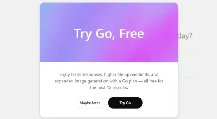 ChatGPT Go được ưu đãi tại một số khu vực như Ấn Độ (cập nhật đến tháng 11/2025)) ChatGPT Go được ưu đãi tại một số khu vực như Ấn Độ (cập nhật đến tháng 11/2025))