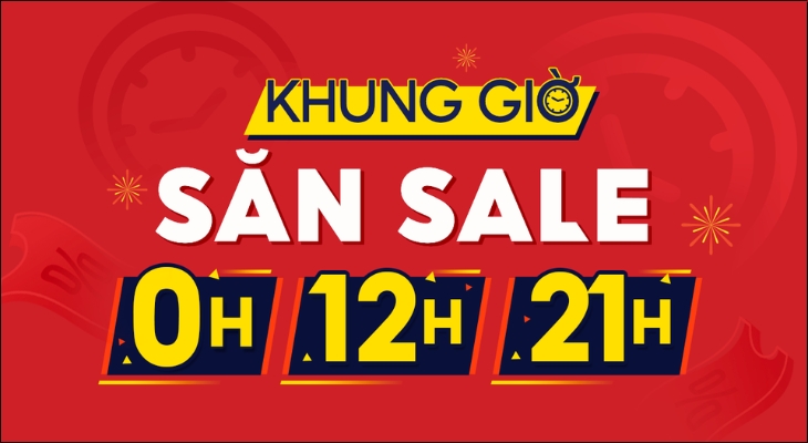 Nhiều chương trình sale sốc thường diễn ra vào các khung 