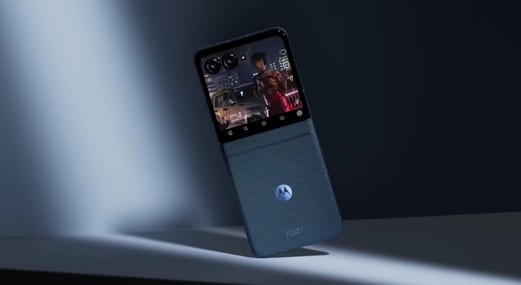 Điện thoại Motorola Razr 60 sở hữu thiết kế nắp gập bắt mắt, màn hình hiện thị xuất sắc