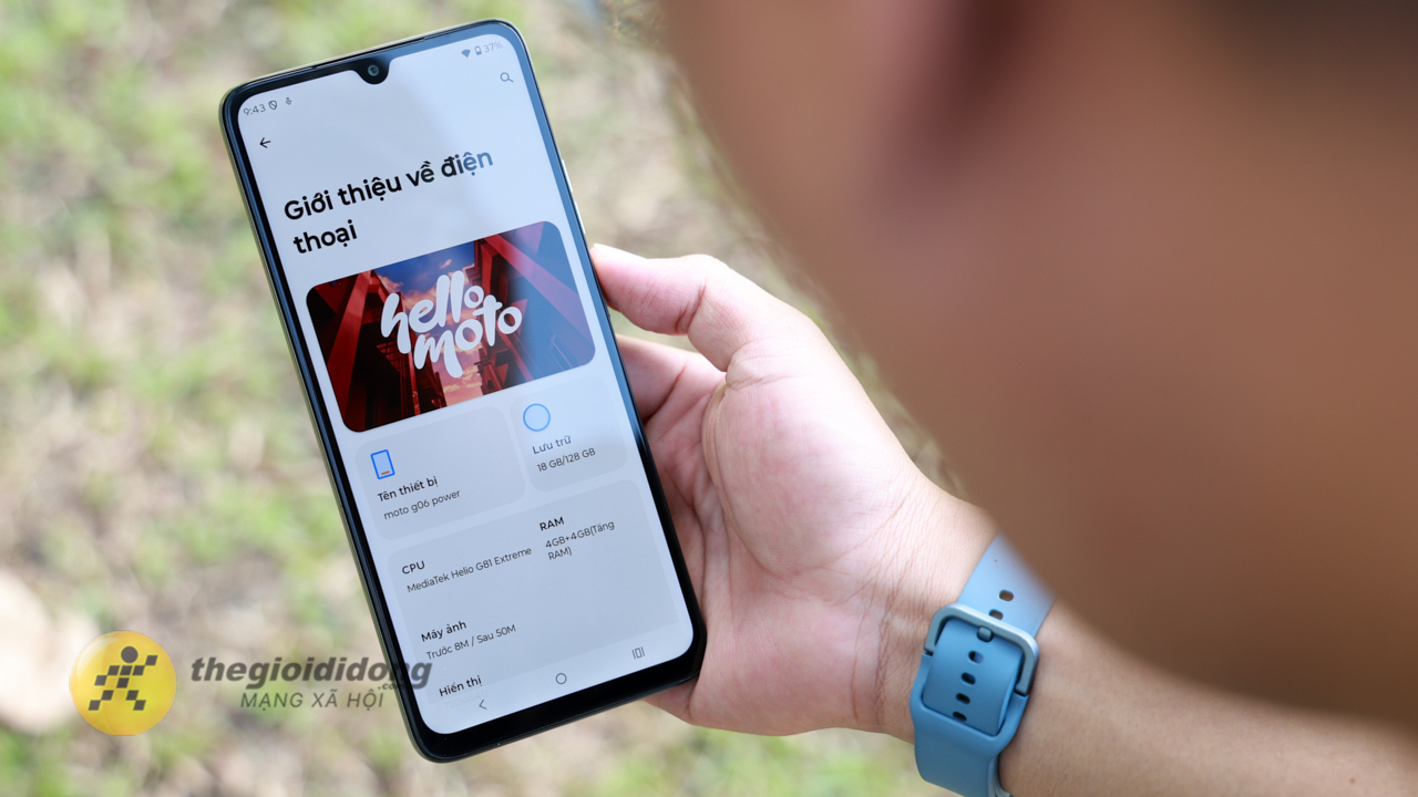 Trên tay motorola G06 Power: Chiếc smartphone rẻ nhất có pin 7.000 mAh tại Thế Giới Di Động
