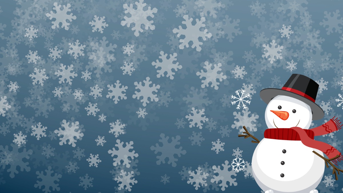 Background Noel đẹp hình bông tuyết