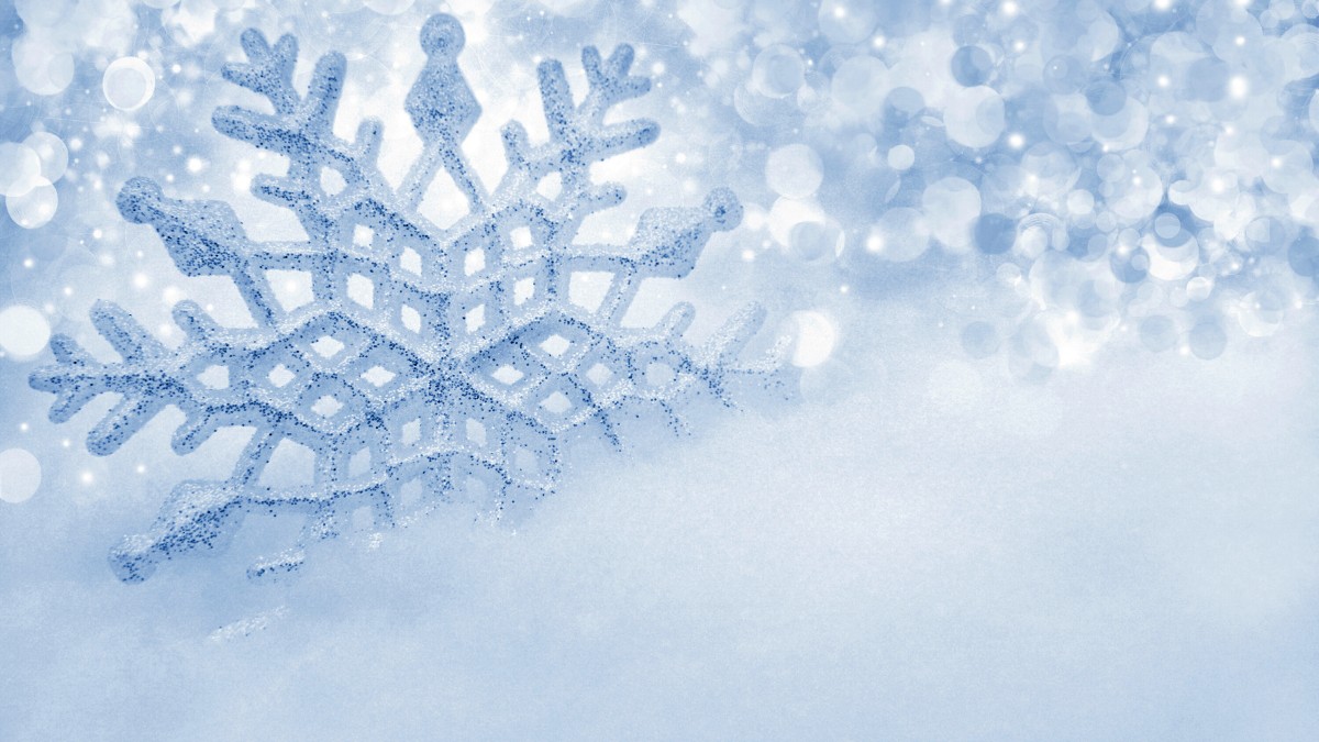 Background Noel đẹp hình bông tuyết