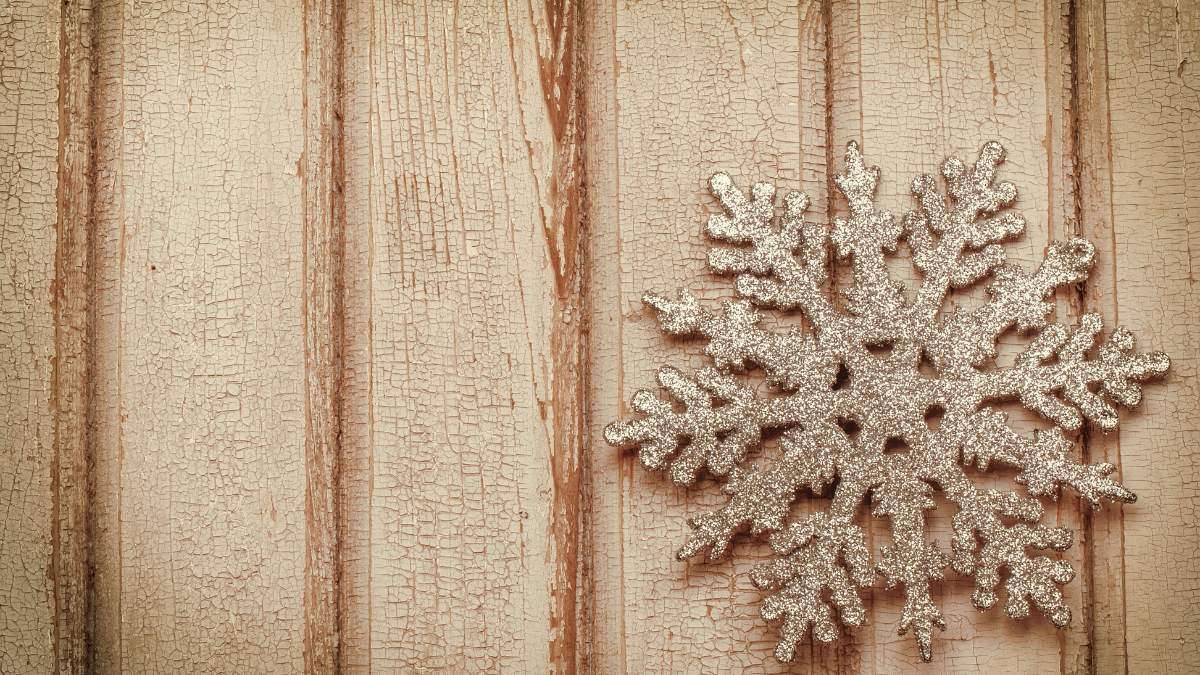 Background Noel đẹp hình bông tuyết