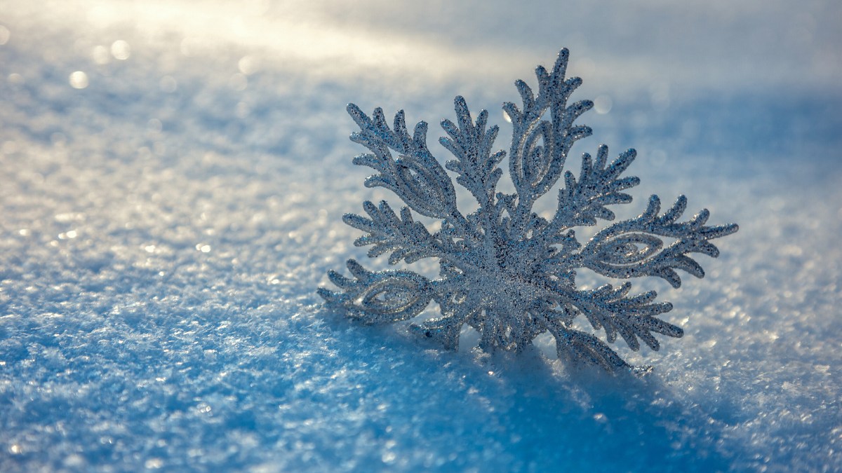 Background Noel đẹp hình bông tuyết