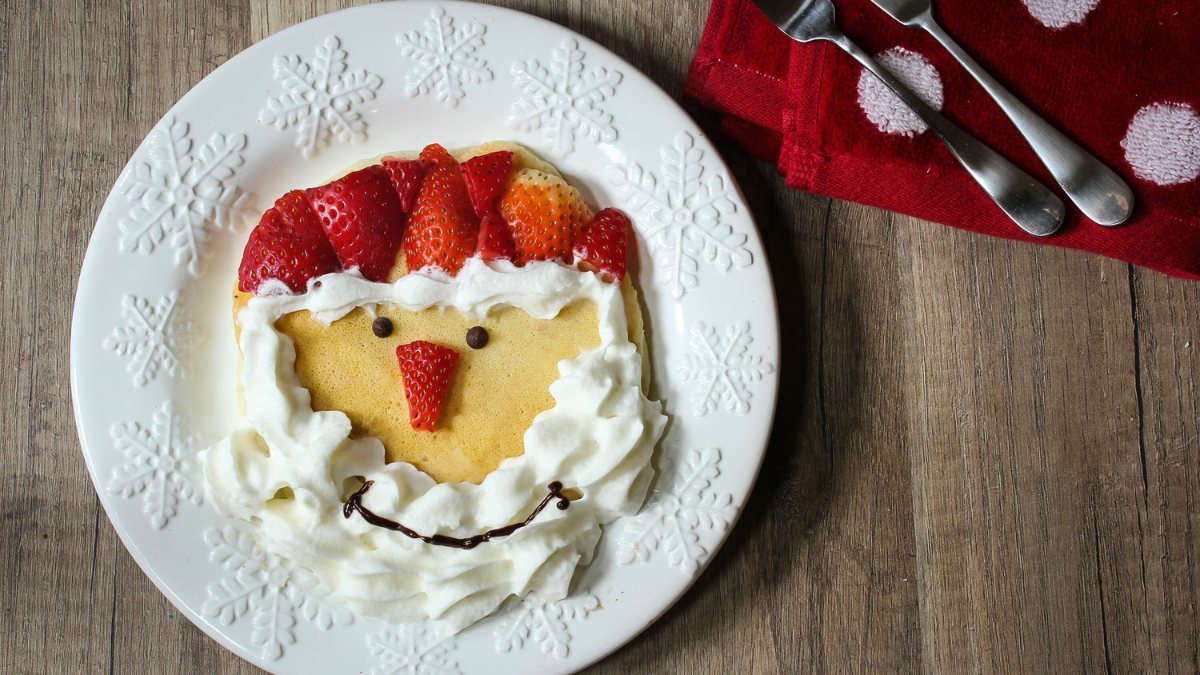 Background cute hình ông già Noel