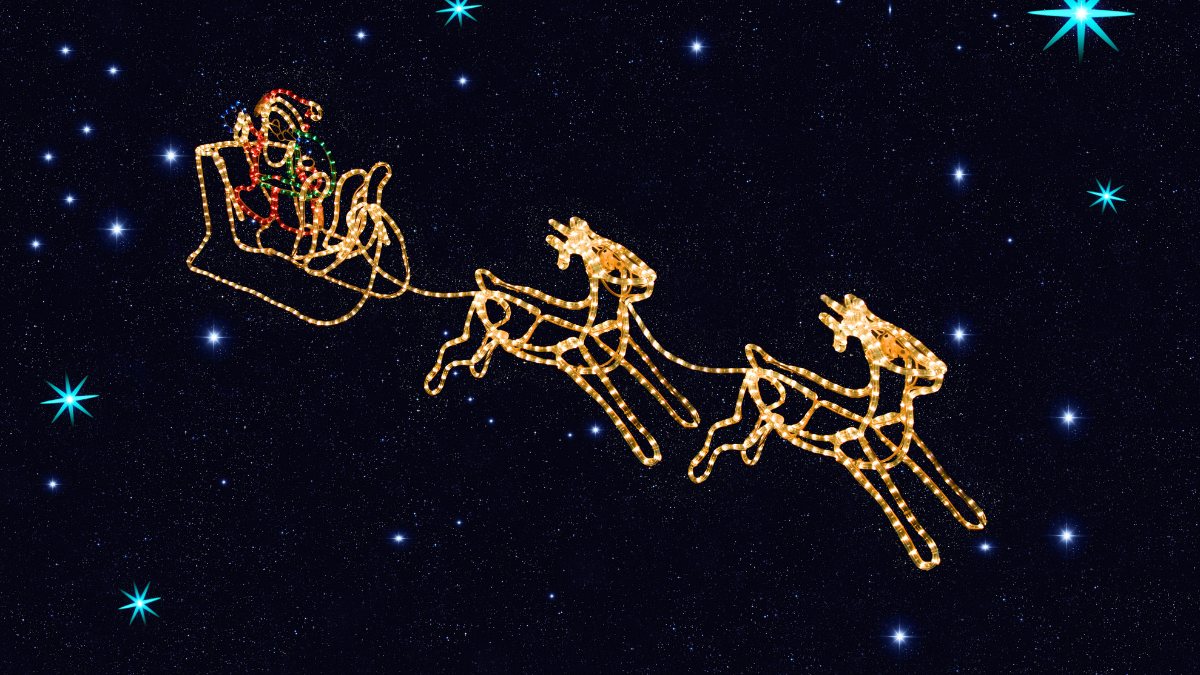 Background Noel hình chú tuần lộc đẹp