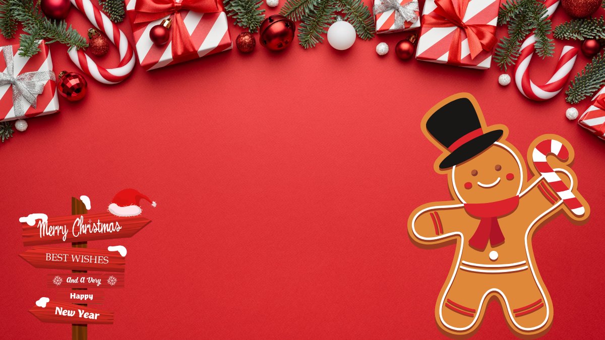 Background Noel Giáng Sinh ấn tượng với màu đỏ rực rỡ