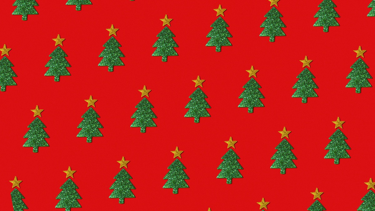 Background Noel Giáng Sinh ấn tượng với màu đỏ rực rỡ