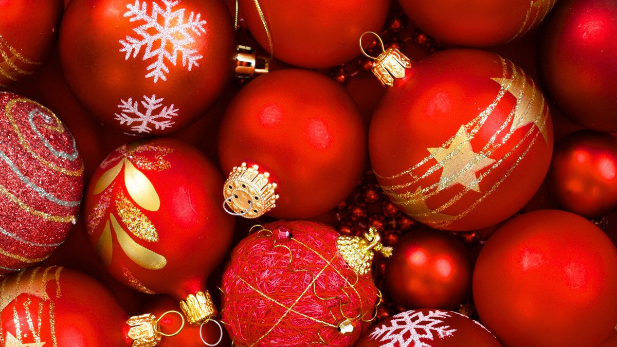 Background Noel Giáng Sinh ấn tượng với màu đỏ rực rỡ