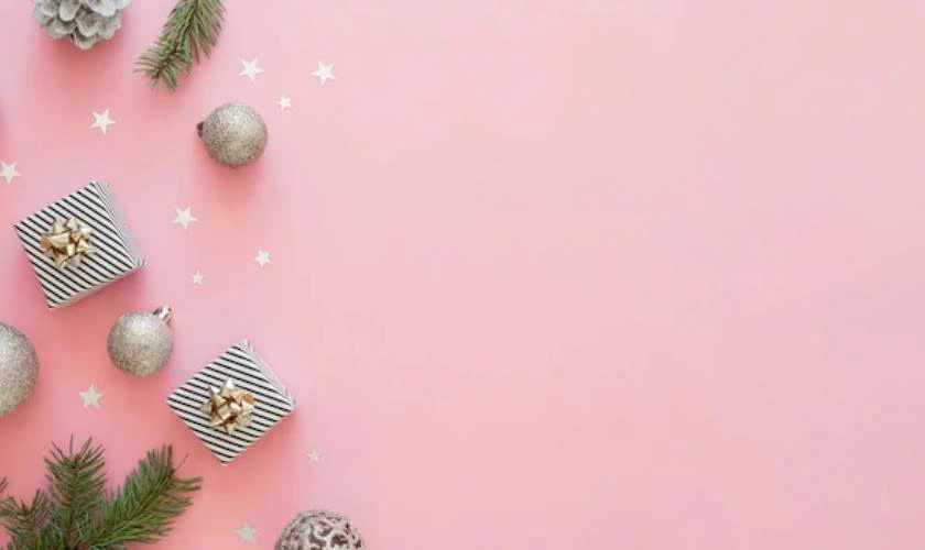 Background Giáng sinh Noel màu Pastel dễ thương