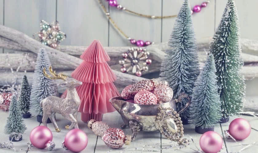 Background Giáng sinh Noel màu Pastel dễ thương