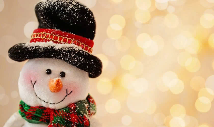 Background Noel hình người tuyết