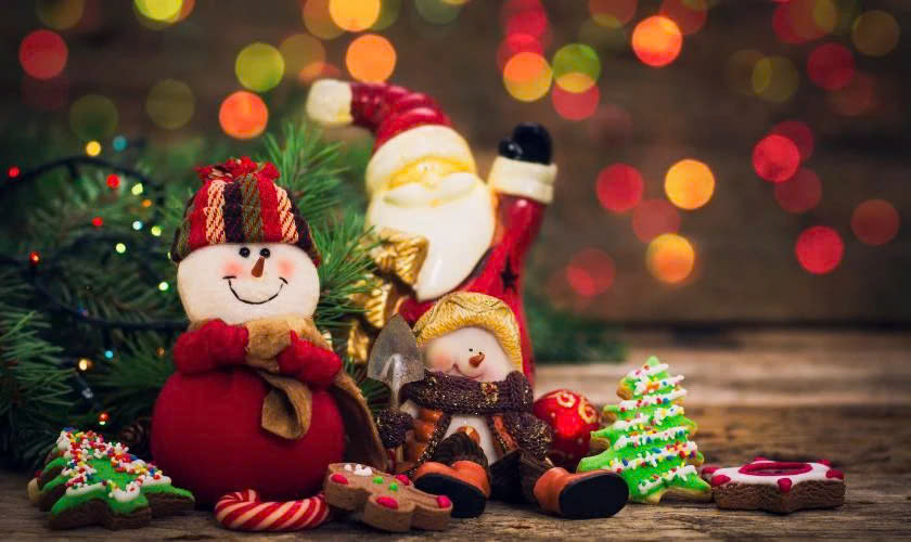 Background Noel hình người tuyết