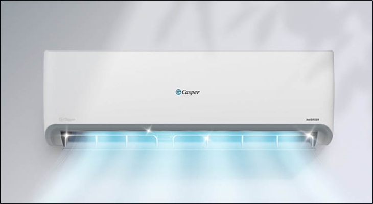 Máy lạnh Casper bị rò rỉ gas có thể dẫn đến tình trạng thiếu hụt gas làm lạnh