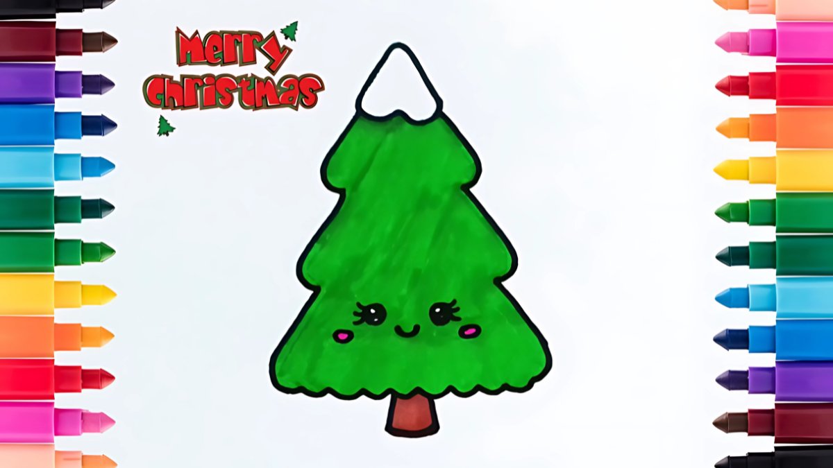 Mẫu tranh vẽ Noel đơn giản và đẹp nhất Mẫu tranh vẽ Noel đơn giản và đẹp nhất