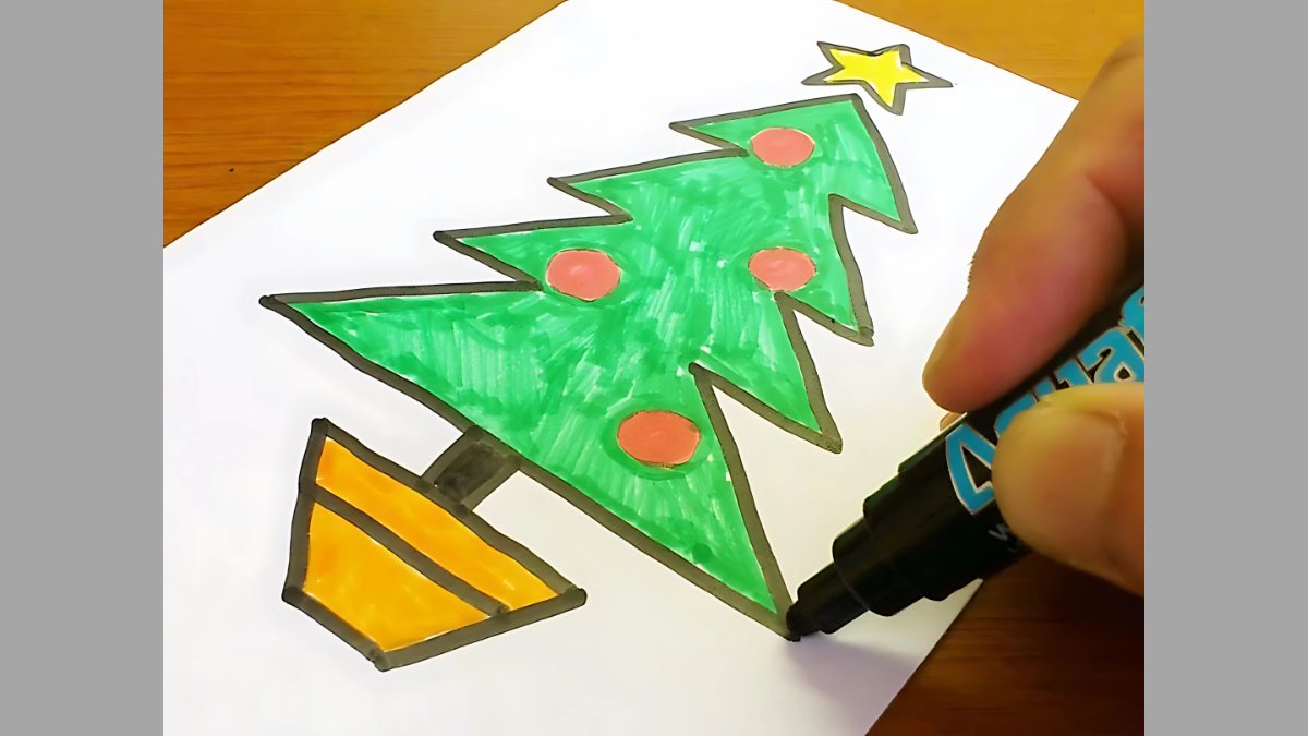 Mẫu tranh vẽ Noel đơn giản và đẹp nhất Mẫu tranh vẽ Noel đơn giản và đẹp nhất