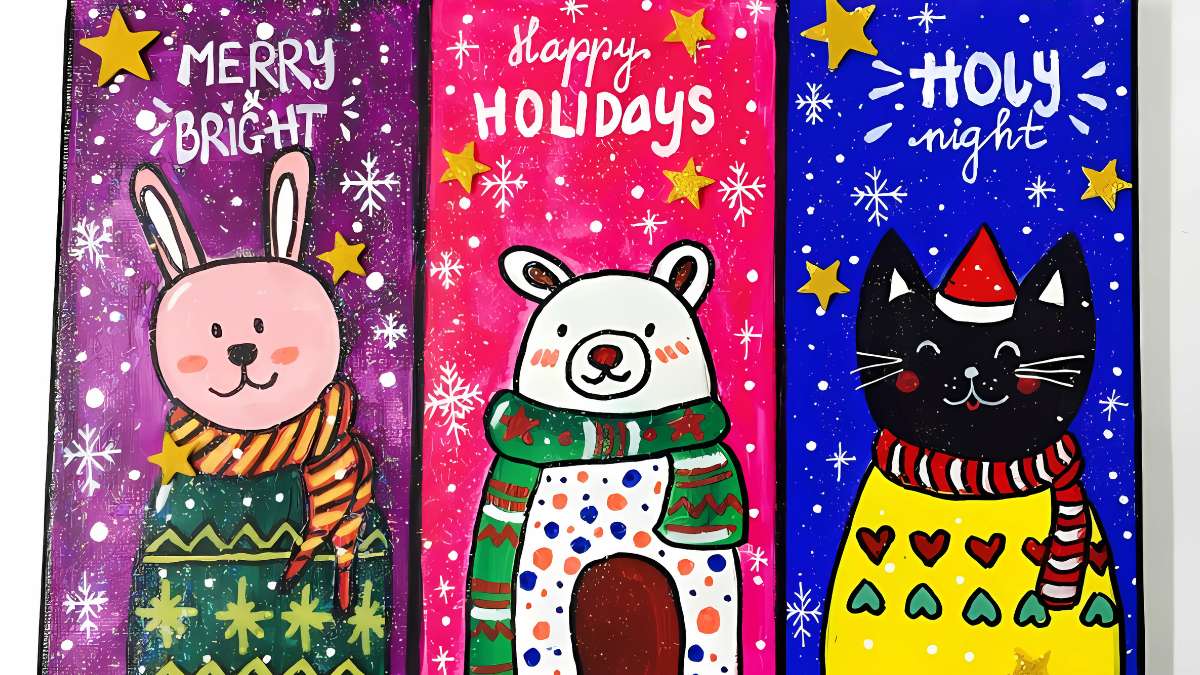 Mẫu tranh vẽ Noel đơn giản và đẹp nhất Mẫu tranh vẽ Noel đơn giản và đẹp nhất